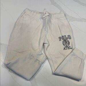 Polo by Ralph Lauren Kids Cream Athletic Joggers